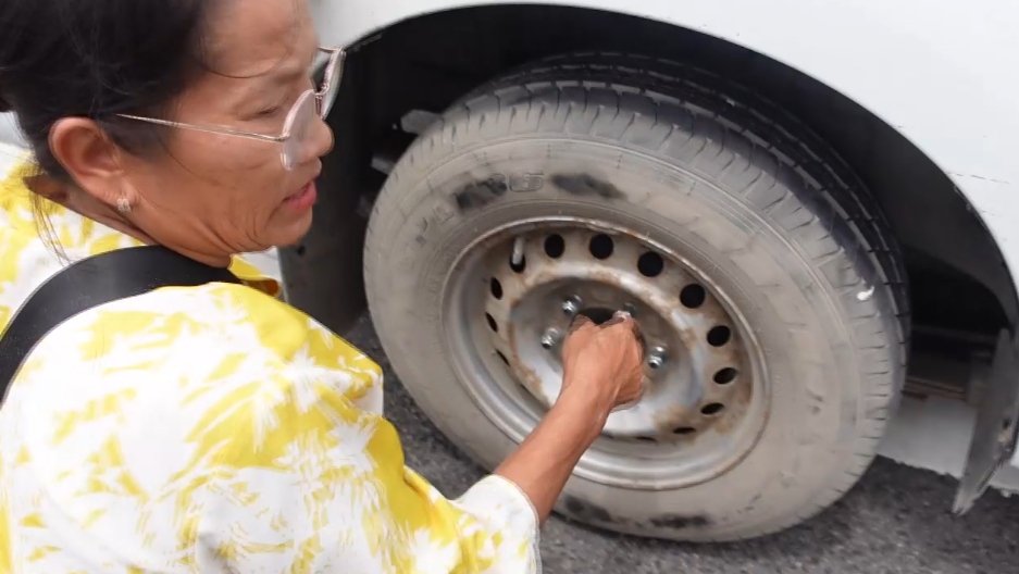 Young man killed after being hit by truck while changing flat tyre ...